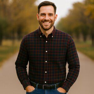 Cremieux Men's XL Multi Color Button Down Long Sleeve Shirt